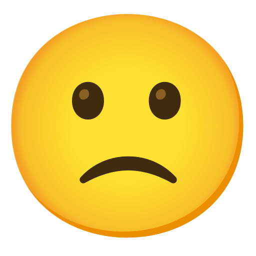 Slightly Frowning Face, the design in this release