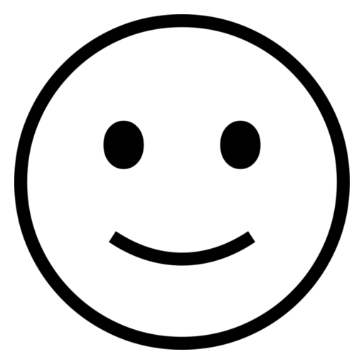 Slightly Smiling Face as drawn by Noto Emoji in 17.0