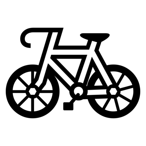 Bicycle as drawn by Noto Emoji in 17.0