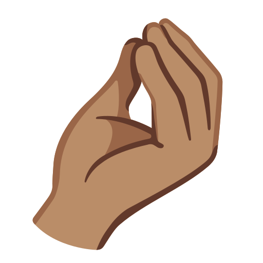 Pinched Fingers: Medium Skin Tone, the design in this release