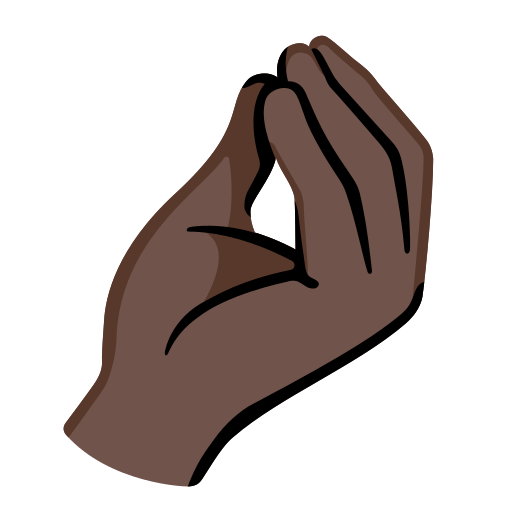 Pinched Fingers: Dark Skin Tone, the design in this release