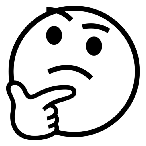Thinking Face as drawn by Noto Emoji in 17.0