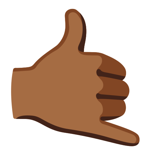 Call Me Hand: Medium-Dark Skin Tone, the design in this release
