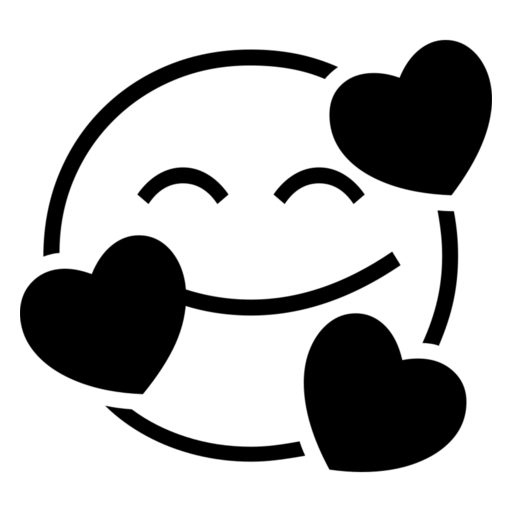 Smiling Face with Hearts as drawn by Noto Emoji in 17.0