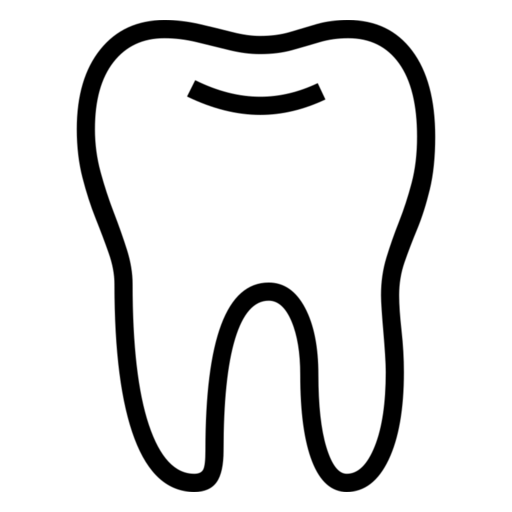 Tooth as drawn by Noto Emoji in 17.0