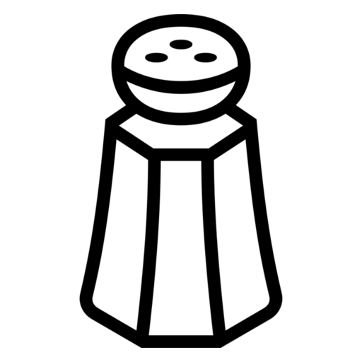 Salt as drawn by Noto Emoji in 17.0