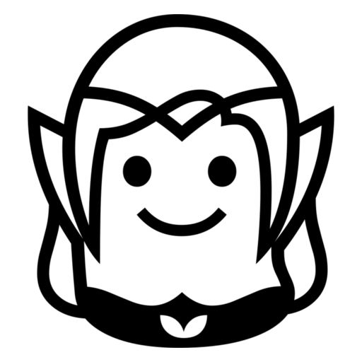 Elf as drawn by Noto Emoji in 17.0