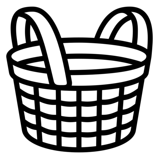 Basket as drawn by Noto Emoji in 17.0