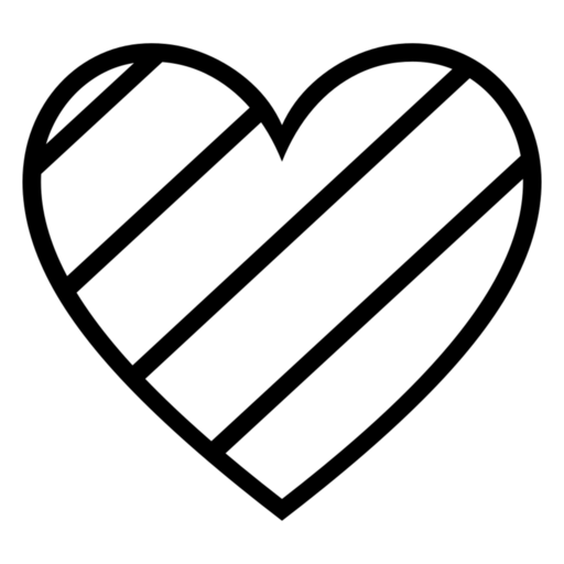 Pink Heart as drawn by Noto Emoji in 17.0