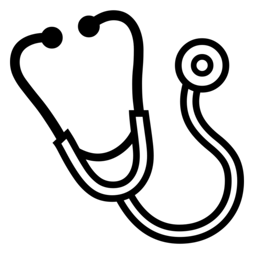 Stethoscope as drawn by Noto Emoji in 17.0