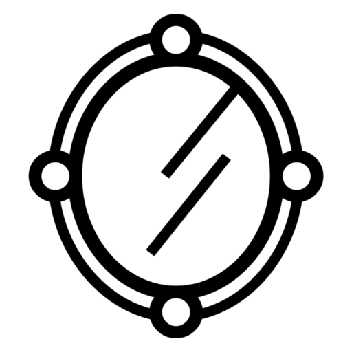 Mirror as drawn by Noto Emoji in 17.0