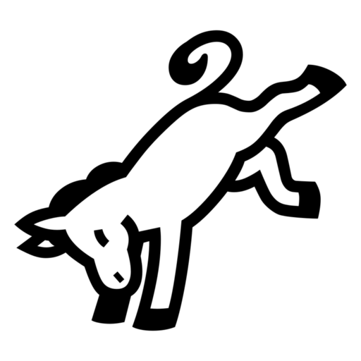 Donkey as drawn by Noto Emoji in 17.0