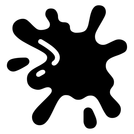 Splatter as drawn by Noto Emoji in 17.0