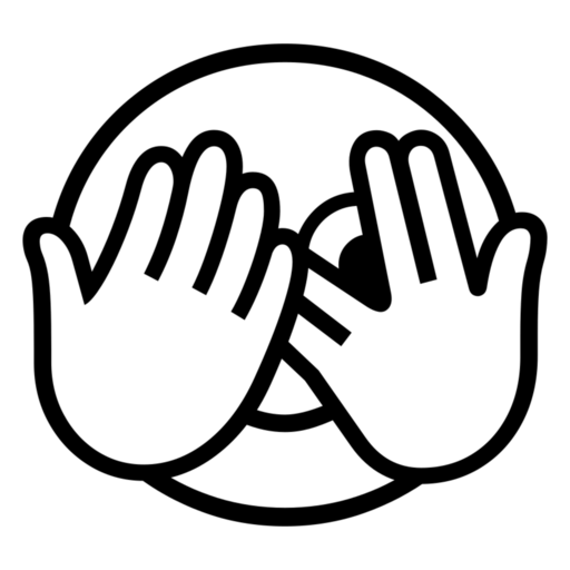 Face with Peeking Eye as drawn by Noto Emoji in 17.0
