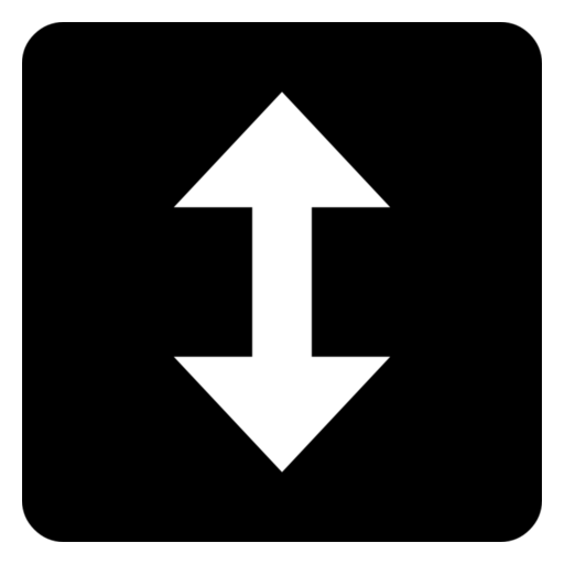 Up-Down Arrow as drawn by Noto Emoji in 17.0