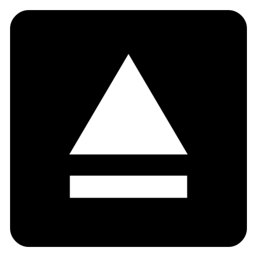 Eject Button as drawn by Noto Emoji in 17.0