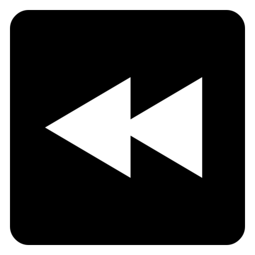 Fast Reverse Button as drawn by Noto Emoji in 17.0