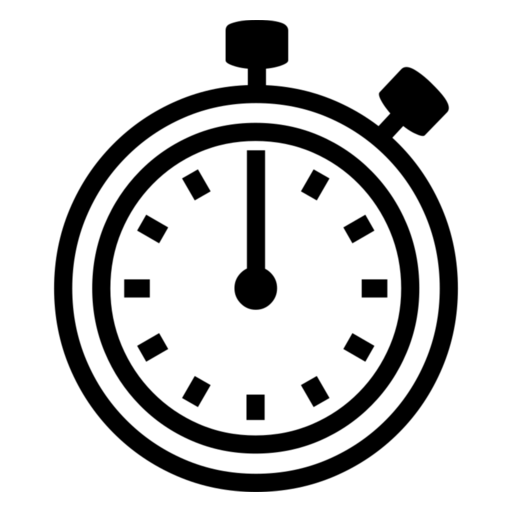 Stopwatch as drawn by Noto Emoji in 17.0