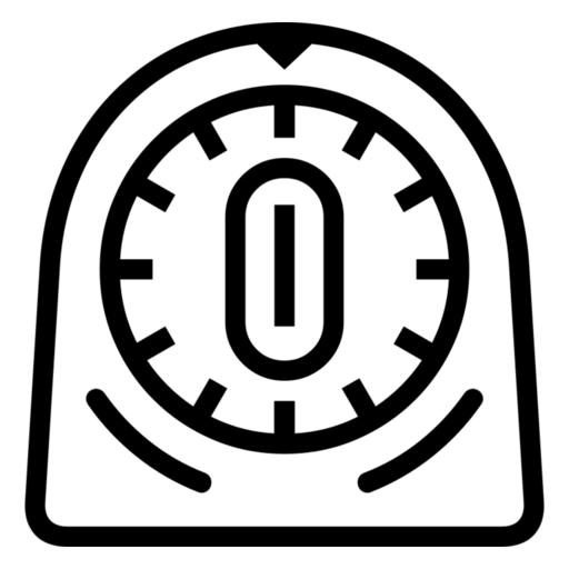 Timer Clock as drawn by Noto Emoji in 17.0
