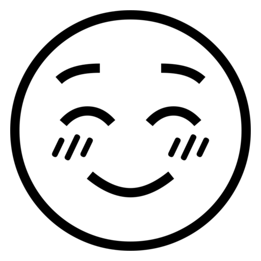 スマイリー as drawn by Noto Emoji in 17.0