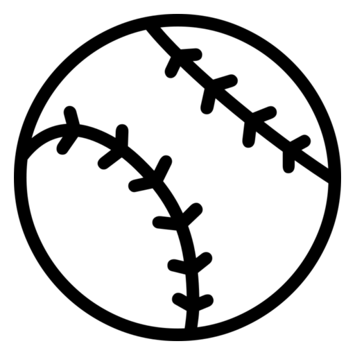 Baseball as drawn by Noto Emoji in 17.0