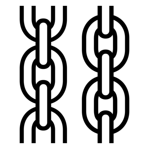 Ketten as drawn by Noto Emoji in 17.0