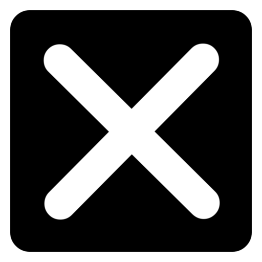 Cross Mark Button as drawn by Noto Emoji in 17.0