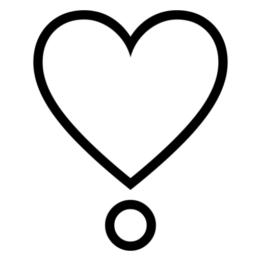 Heart Exclamation as drawn by Noto Emoji in 17.0