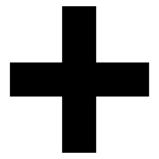 Plus as drawn by Noto Emoji in 17.0