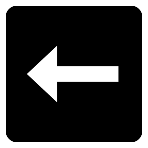 Left Arrow as drawn by Noto Emoji in 17.0