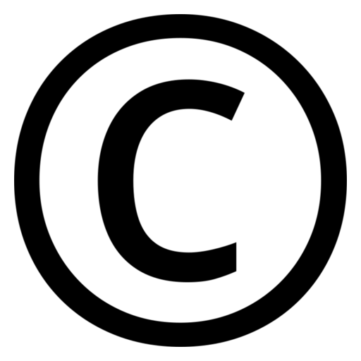 copyright as rendered by Noto Emoji