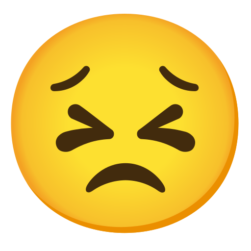 persevering face — Noto Emoji