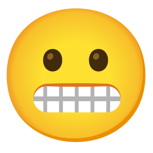 grimacing face — Noto Emoji