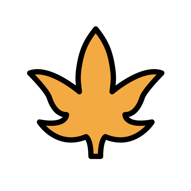 Maple Leaf as drawn by OpenMoji in 1.0