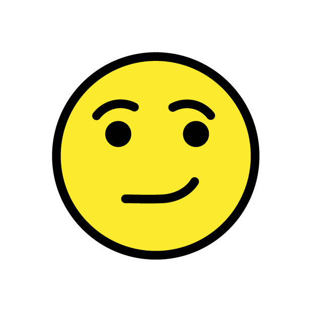 Smirking Face, the design in this release