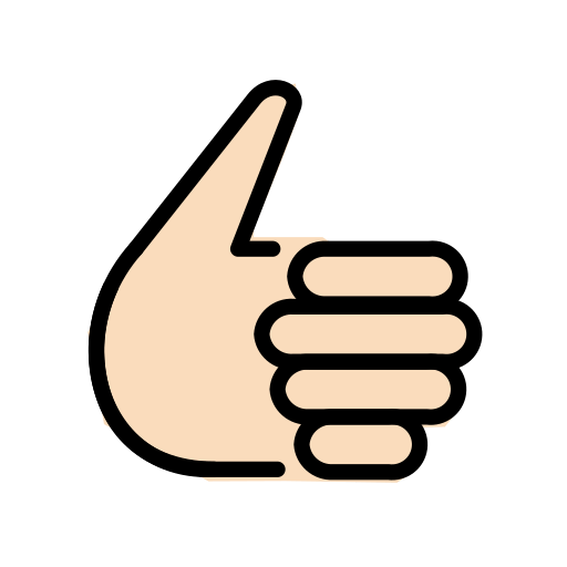 Thumbs up: Light Skin Tone, the design in this release