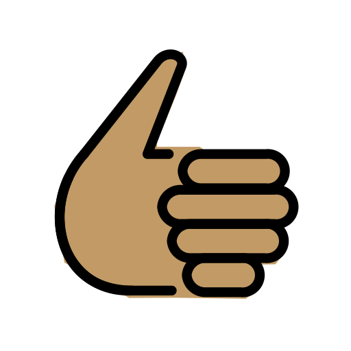 Thumbs up: Medium Skin Tone, the design in this release