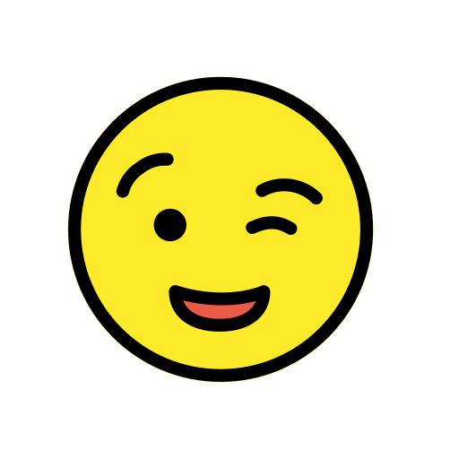 Winking Face, the previous design