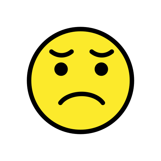 Disappointed Face, the previous design