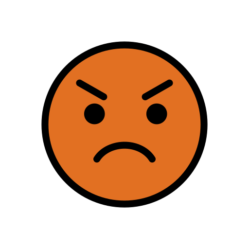 Enraged Face, the previous design