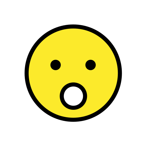 Face with Open Mouth, the previous design
