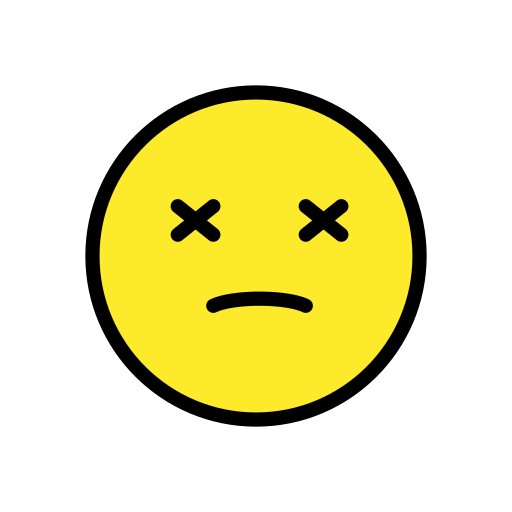 Face with Crossed-Out Eyes, the previous design