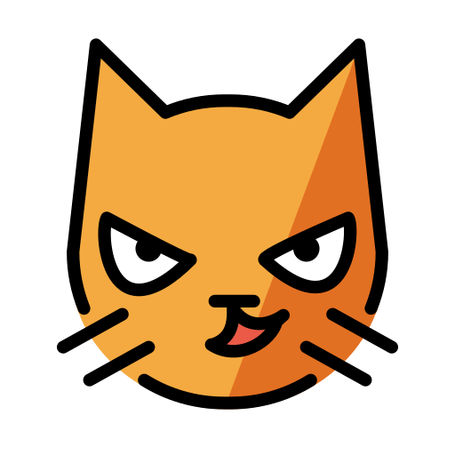 Gato Haciendo Una Mueca as drawn by OpenMoji in 12.0