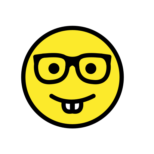 Nerd Face, the previous design