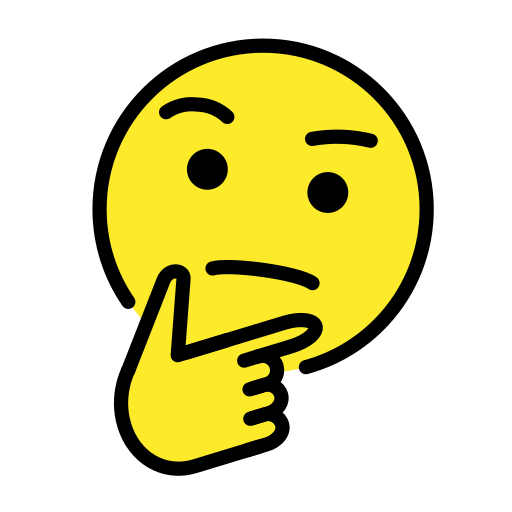 Thinking Face, the previous design