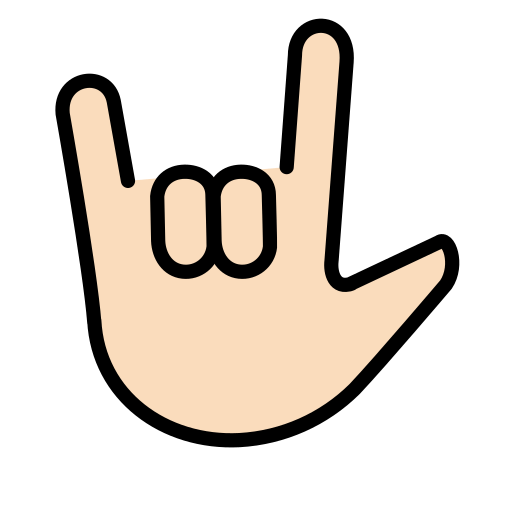 Love-You Gesture: Light Skin Tone, the design in this release