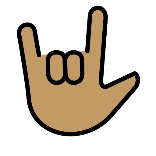 Love-You Gesture: Medium Skin Tone, the design in this release