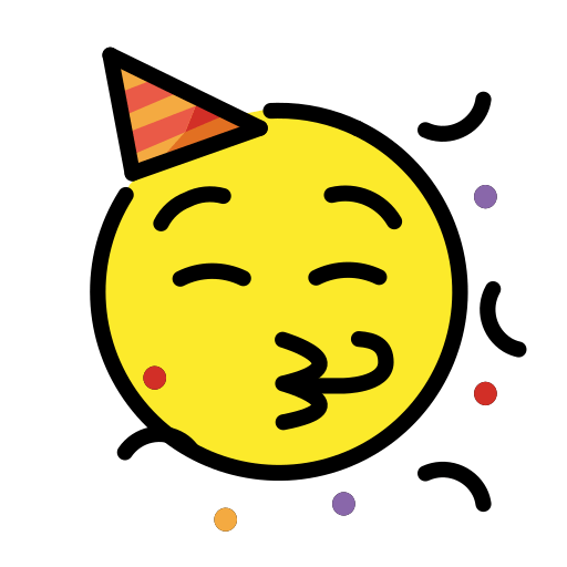 Partying Face, the previous design