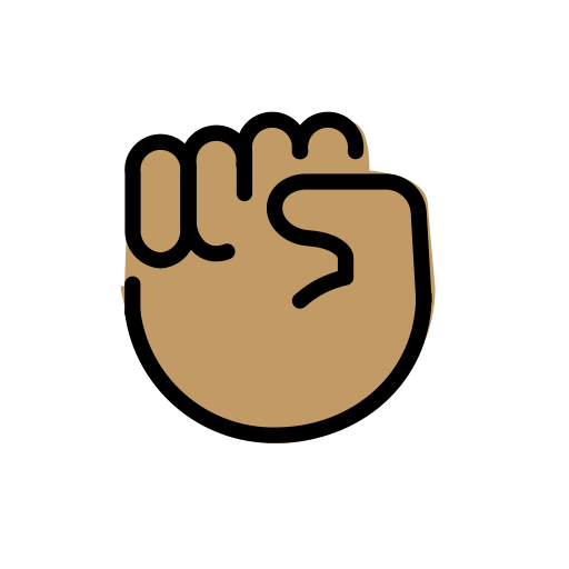 Raised Fist: Medium Skin Tone, the design in this release