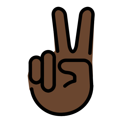 Victory Hand: Dark Skin Tone, the design in this release